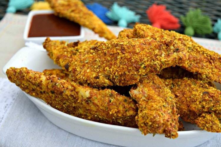 Almond Flour Chicken Tenders
 Baked Turmeric Almond Chicken Tenders – Paleo & Gluten