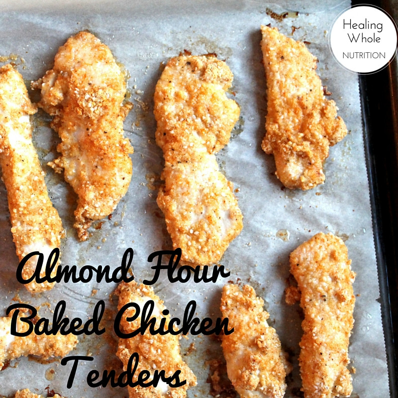 Almond Flour Chicken Tenders
 meal plan & grocery list week 3 healing whole nutrition