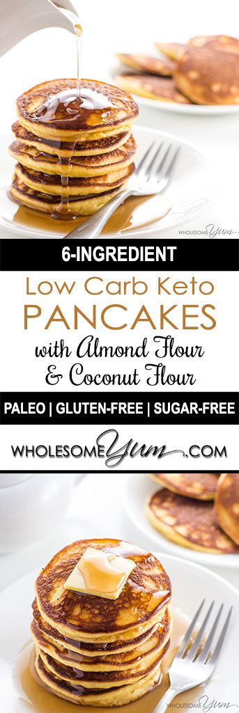 Almond Flour Pancakes Keto
 Keto Low Carb Pancakes Recipe with Almond Flour & Coconut