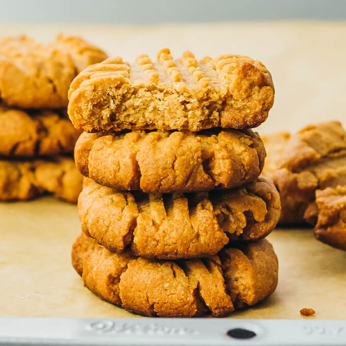 Almond Flour Peanut Butter Cookies
 Keto Peanut Butter Cookies with Almond Flour or Coconut Flour