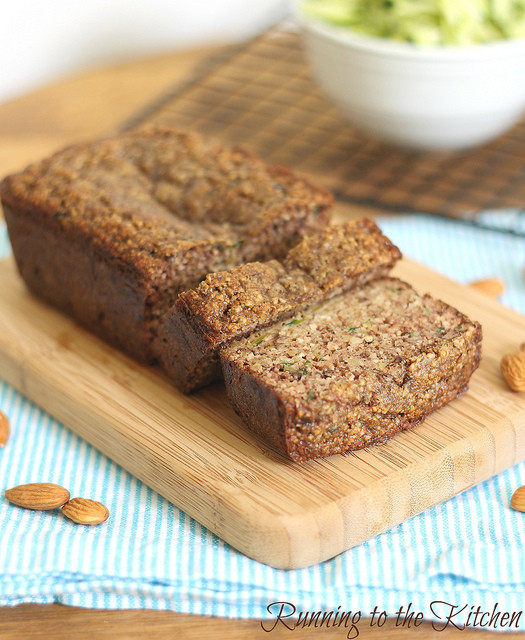 Almond Flour Zucchini Bread
 Paleo almond zucchini bread