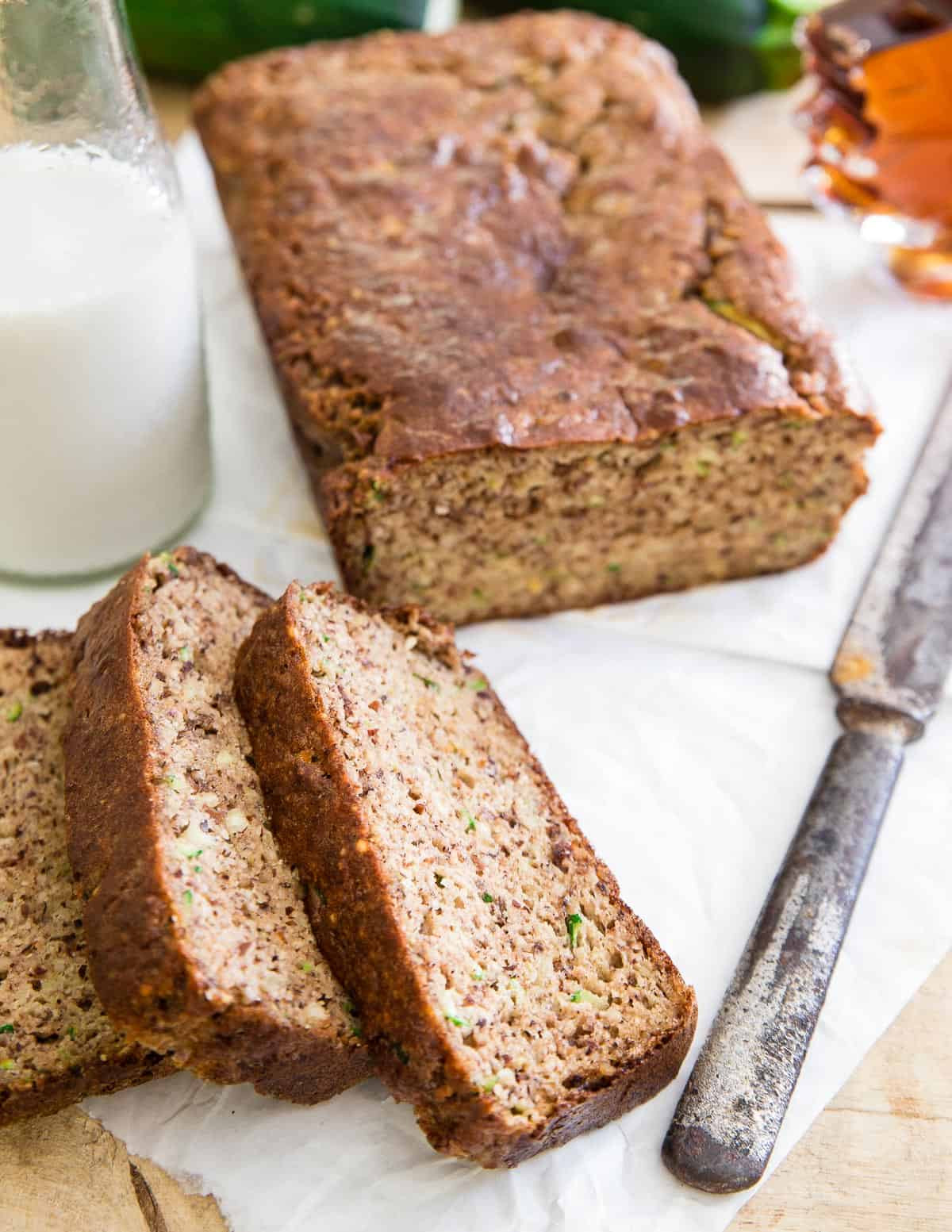 Almond Flour Zucchini Bread
 gluten free zucchini bread almond flour