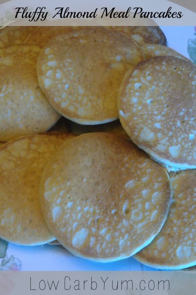 Almond Meal Pancakes
 Fluffy Almond Meal Pancakes