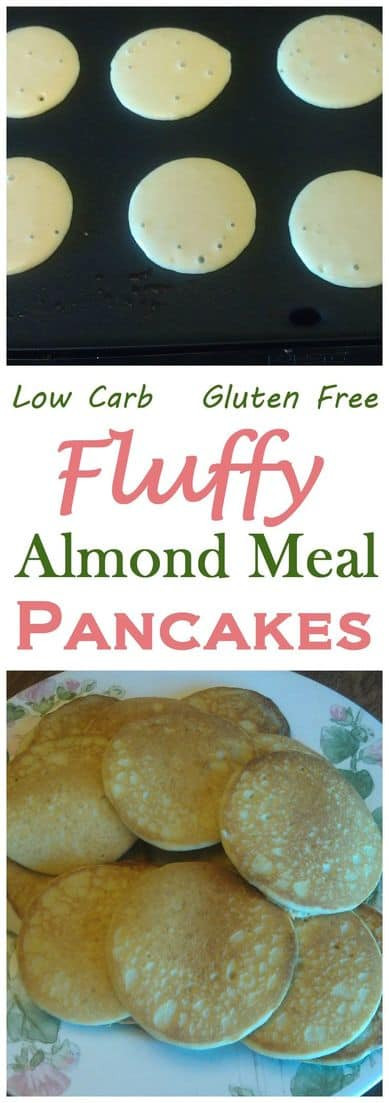 Almond Meal Pancakes
 Fluffy Almond Meal Pancakes