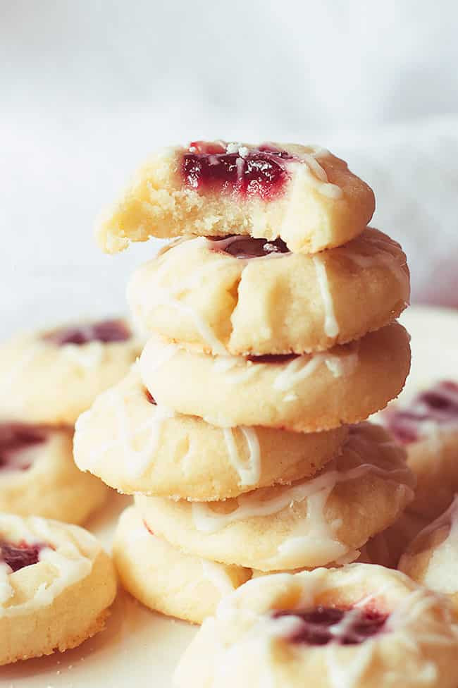 Almond Shortbread Cookies
 Raspberry Almond Shortbread Cookies