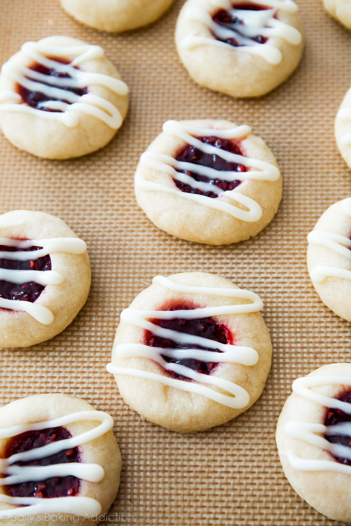 Almond Shortbread Cookies
 Raspberry Almond Thumbprint Cookies Sallys Baking Addiction