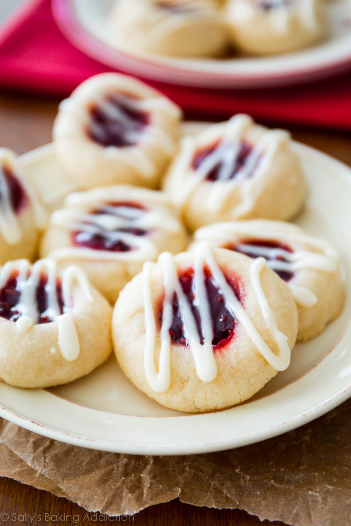 Almond Shortbread Cookies
 Raspberry Almond Thumbprint Cookies Sallys Baking Addiction