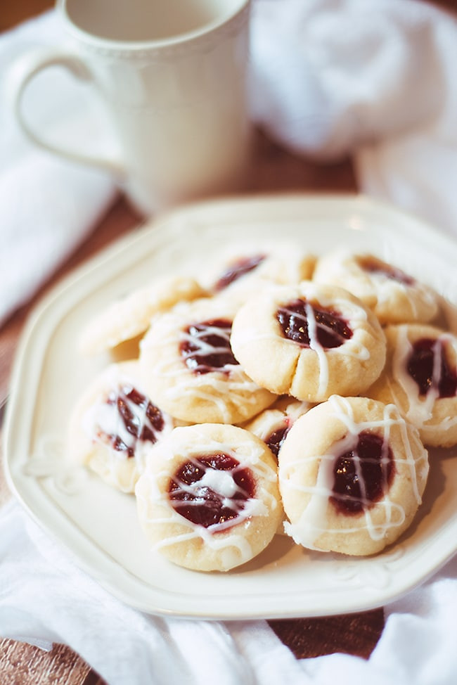 Almond Shortbread Cookies
 Raspberry Almond Shortbread Cookies