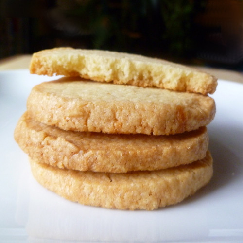 Almond Shortbread Cookies
 Cookistry Almond Shortbread Refrigerator Cookies