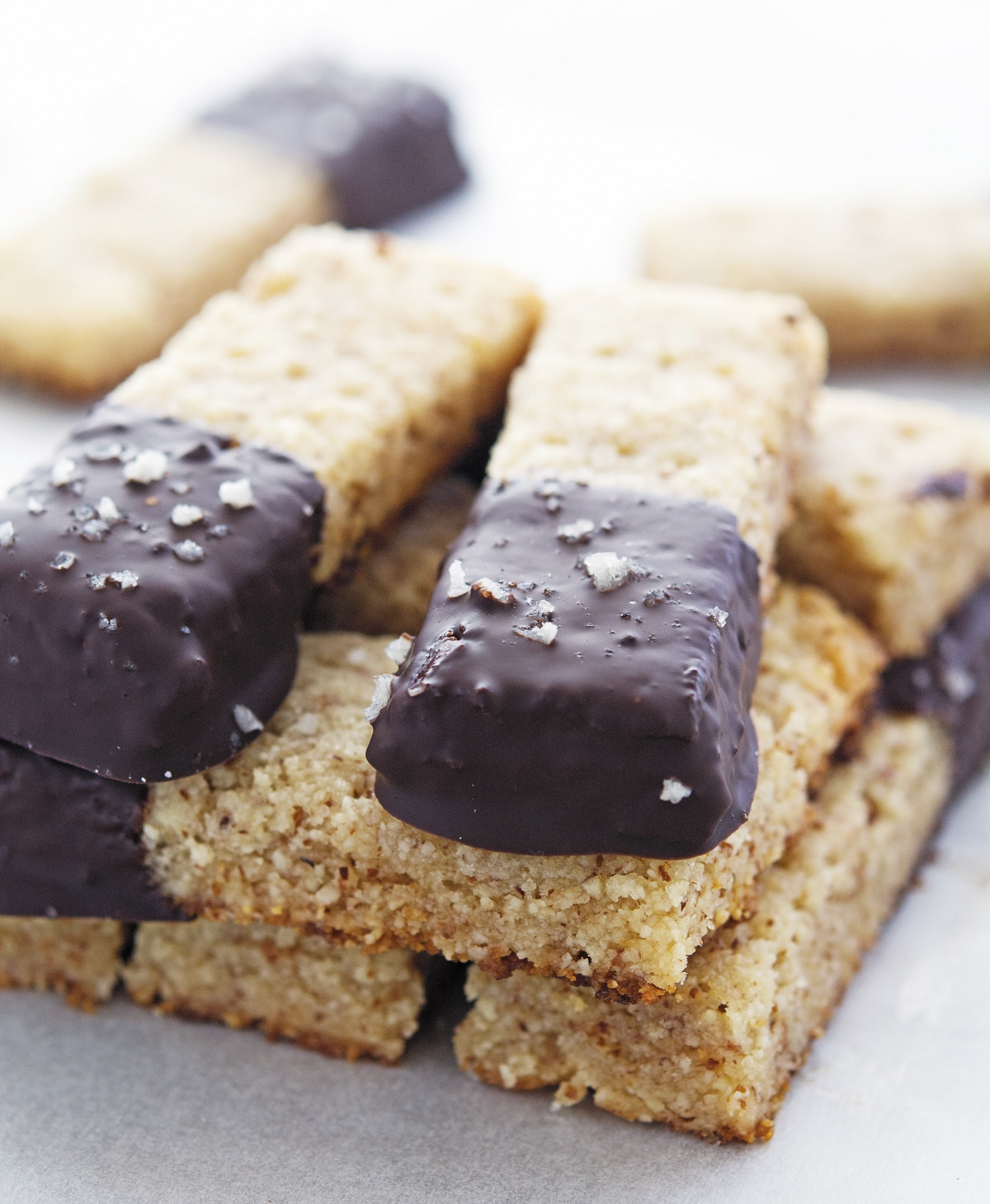 Almond Shortbread Cookies
 The Iron You Chocolate Dipped Almond Shortbread Cookies