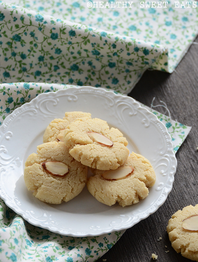 Almond Shortbread Cookies
 Vanilla Almond Shortbread Cookies Healthy Sweet Eats