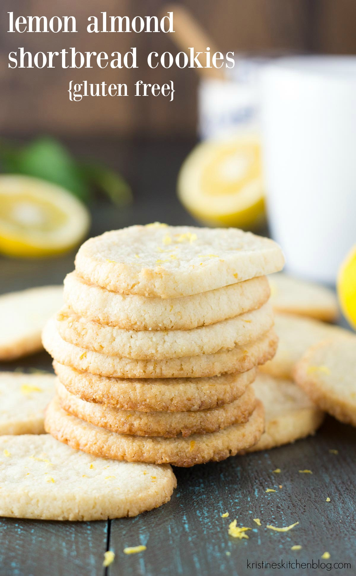 Almond Shortbread Cookies
 Lemon Almond Shortbread Cookies Gluten Free Kristine s