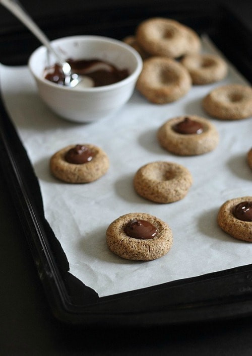 Almond Thumbprint Cookies
 30 Healthy Cookie Recipe Roundup Yummy Healthy Easy