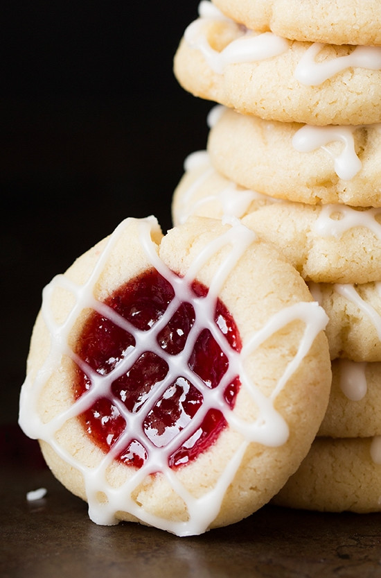 Almond Thumbprint Cookies
 Raspberry Almond Shortbread Thumbprint Cookies Cooking