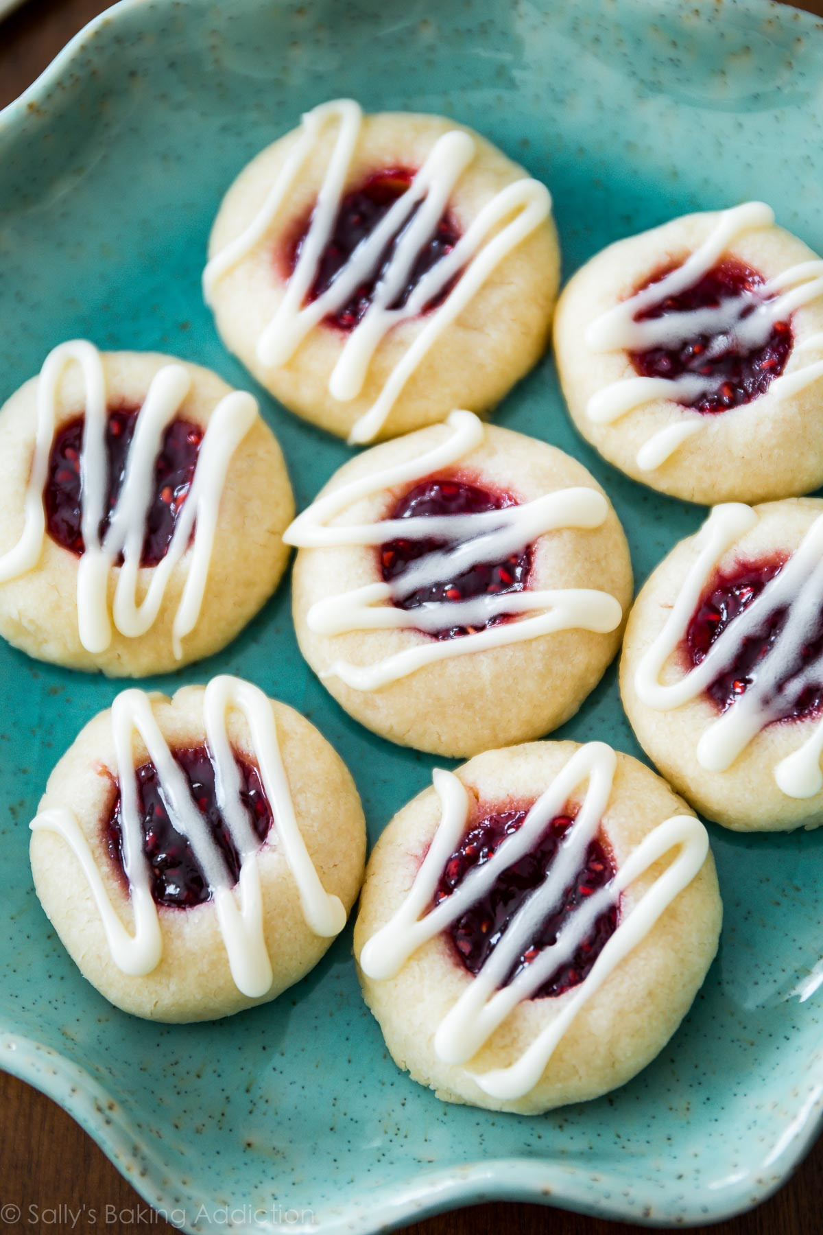 Almond Thumbprint Cookies
 Raspberry Almond Thumbprint Cookies Sallys Baking Addiction