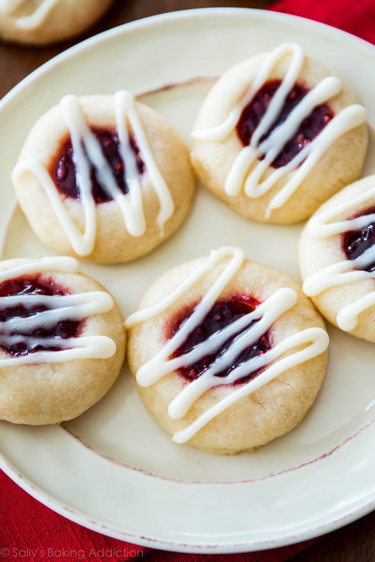 Almond Thumbprint Cookies
 Raspberry Almond Thumbprint Cookies Sallys Baking Addiction