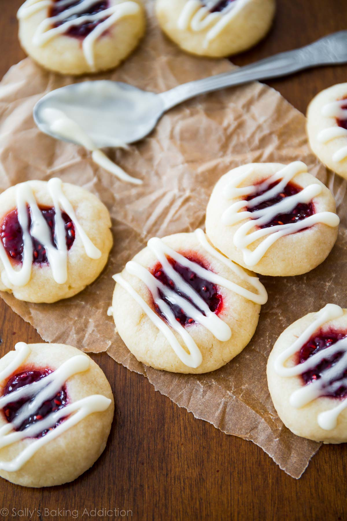 Almond Thumbprint Cookies
 Raspberry Almond Thumbprint Cookies Sallys Baking Addiction