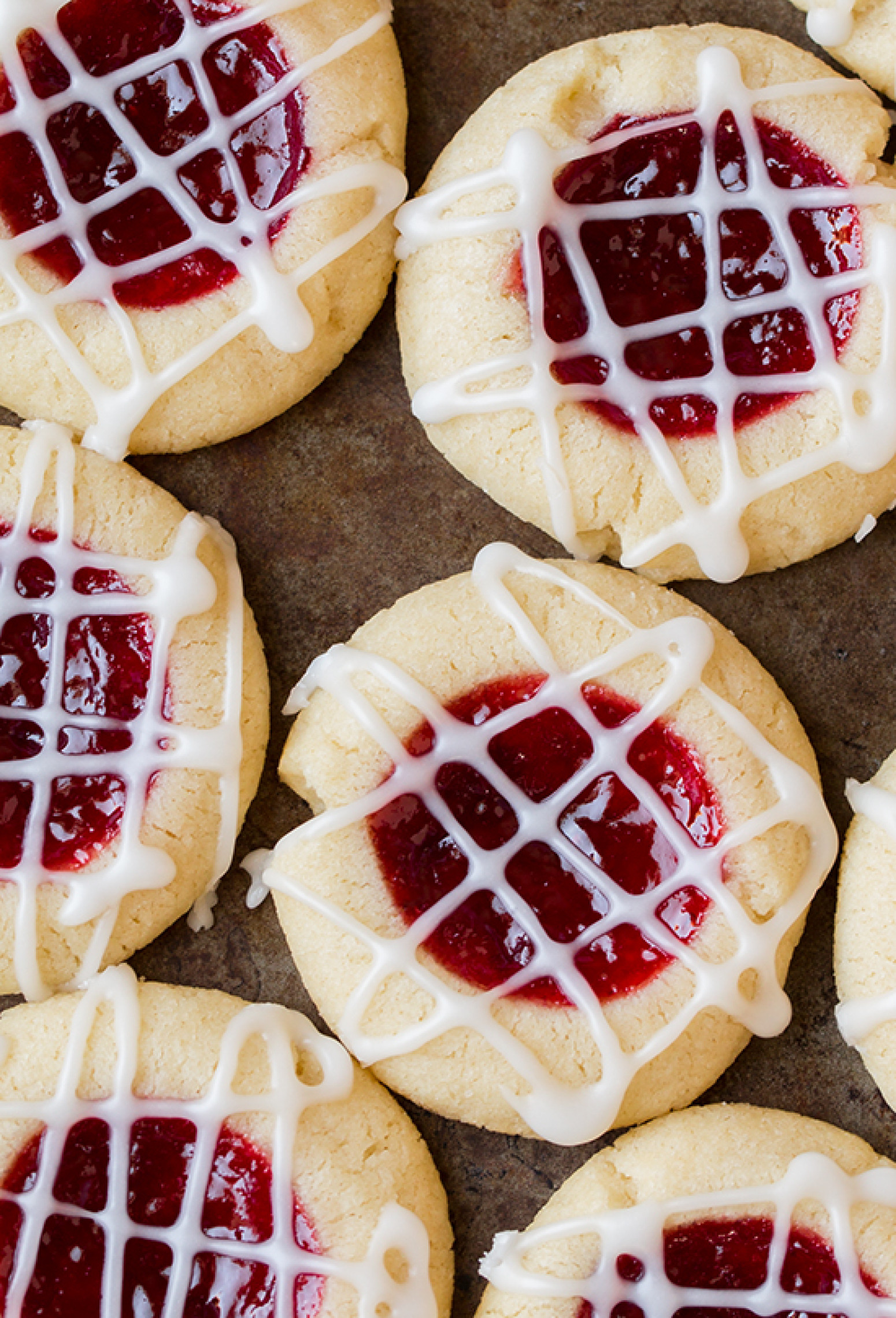 Almond Thumbprint Cookies
 Raspberry Almond Shortbread Thumbprint Cookies Recipe