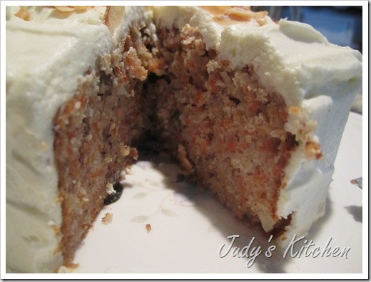 Alton Brown Carrot Cake
 Judy s Kitchen ALTON BROWN’S CARROT CAKE adapted half recipe