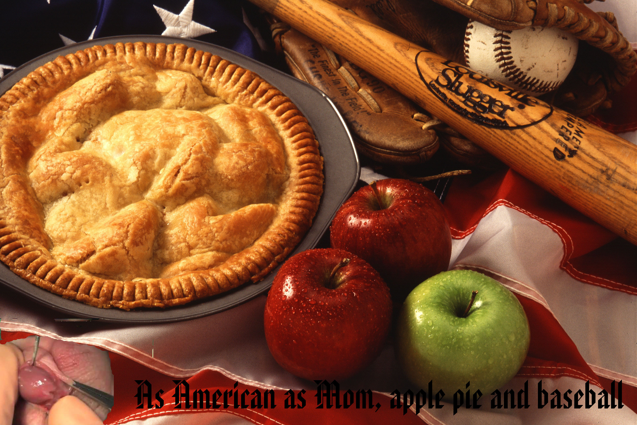 American As Apple Pie
 Circumcision As American as Mom Apple Pie and Baseball