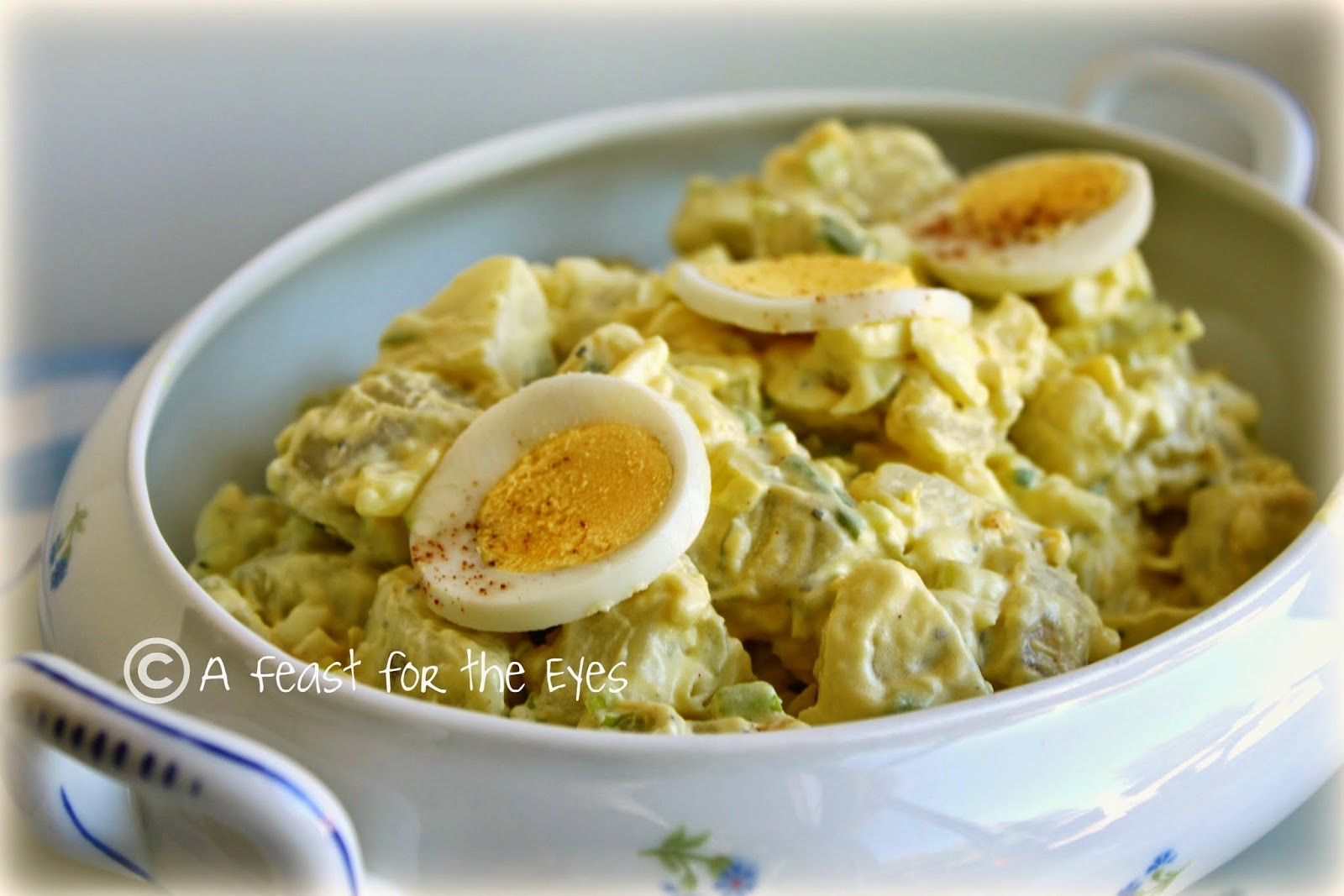American Potato Salad
 A Feast for the Eyes Classic American Potato Salad