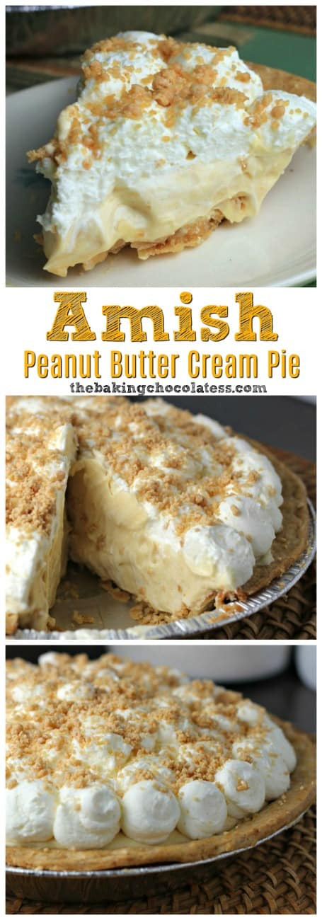 Amish Peanut Butter Pie
 Amish Peanut Butter Cream Pie