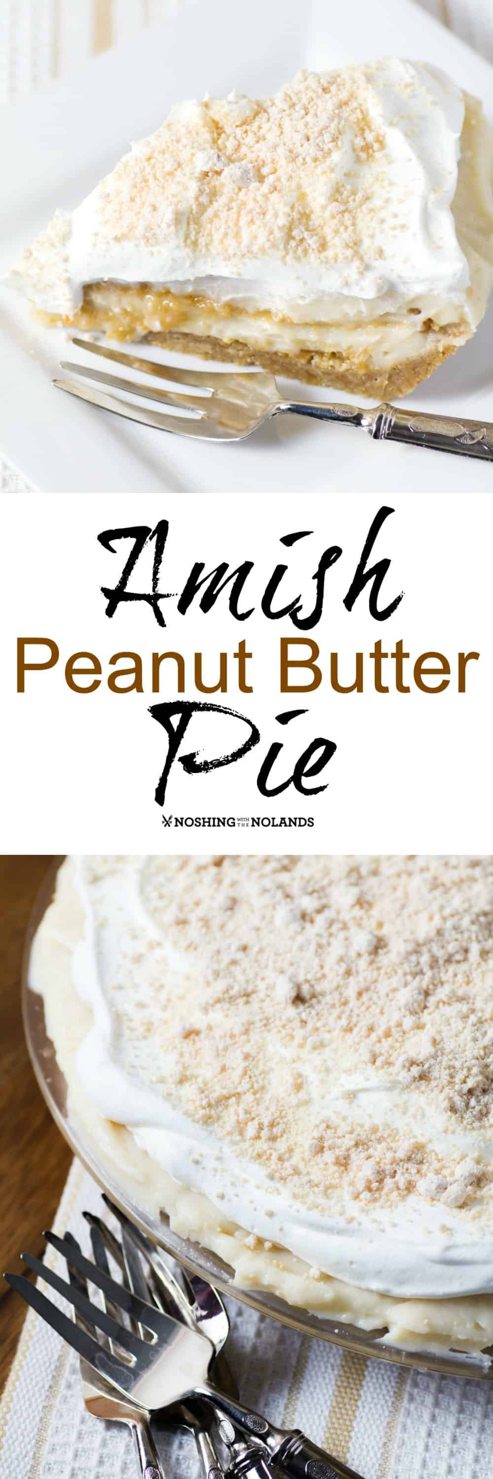 Amish Peanut Butter Pie
 Amish Peanut Butter Pie