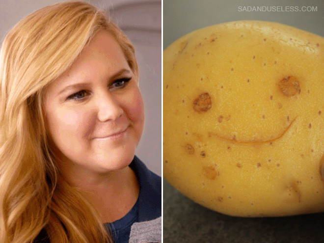 Amy Schumer Or Potato
 Potato or Amy Schumer Can You Tell the Difference