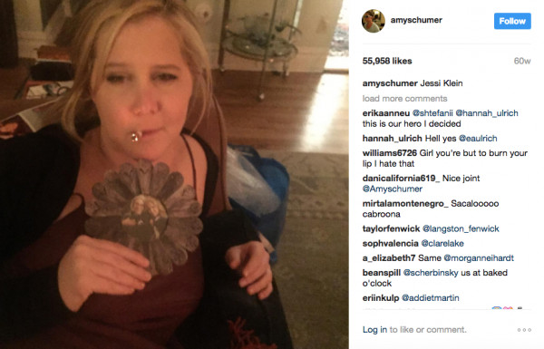 Amy Schumer Or Potato
 No Filter Needed 10 Celebs Who Smoke Weed on Instagram