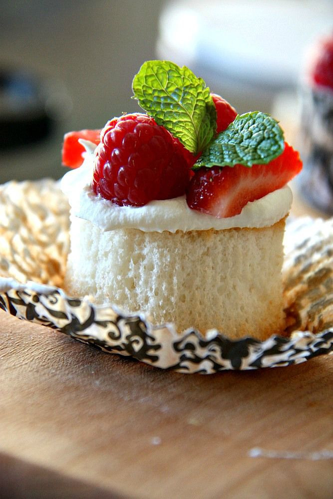 Angel Food Cake Cupcakes
 Angel Food Cupcakes Recipe — Dishmaps