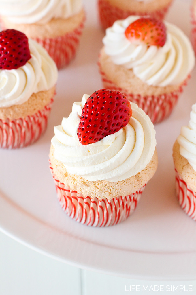 Angel Food Cake Cupcakes
 Angel Food Cupcakes Life Made Simple