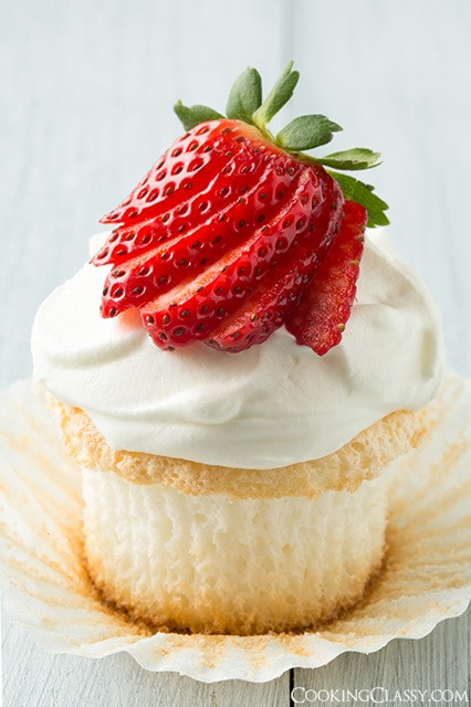 Angel Food Cake Cupcakes
 Angel Food Cupcakes Cooking Classy