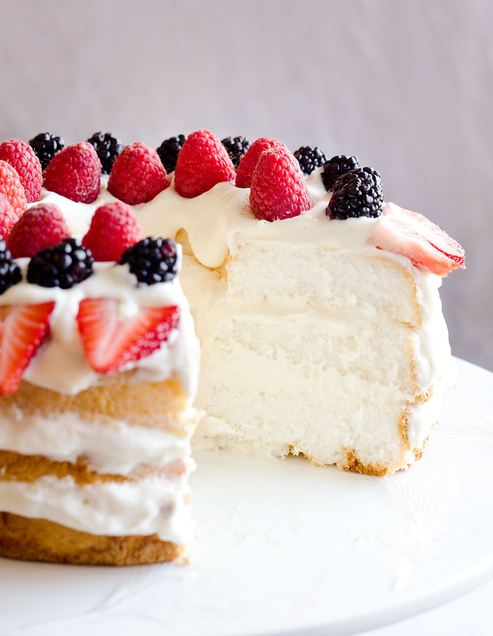 Angel Food Cake Desserts Recipes
 Light Berry Angel Food Cake 15 Minute Dessert