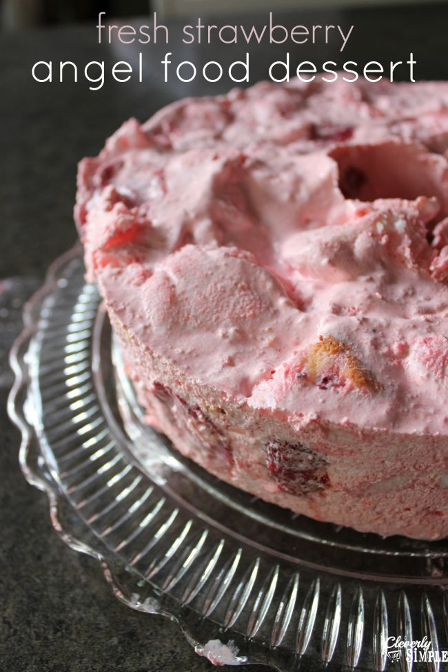 Angel Food Cake Desserts Recipes
 Strawberry Angel Food Dessert Recipe — Dishmaps