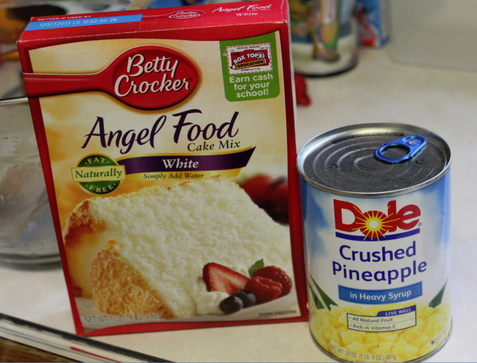 Angel Food Cake Mix
 Pineapple Angel Food Cake Recipe