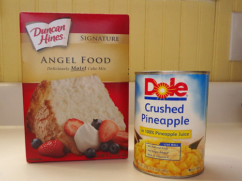 Angel Food Cake Mix
 Pineapple Angel Food Cake