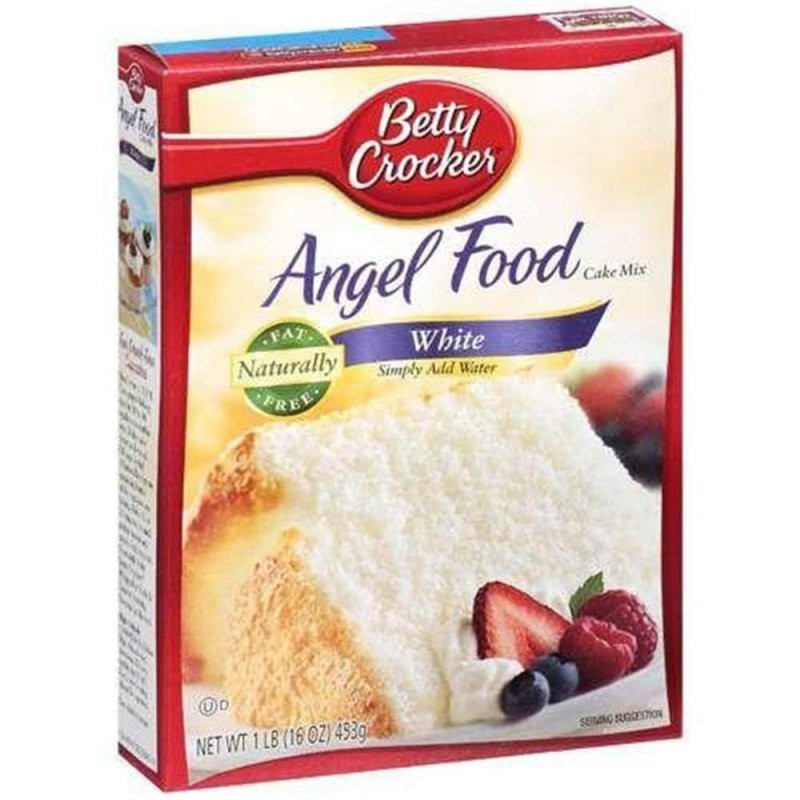 Angel Food Cake Mix
 Betty Crocker Super Moist White Angel Food Cake Mix
