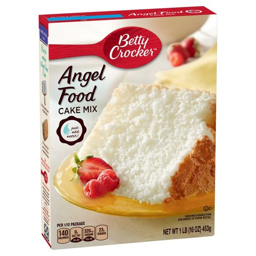 Angel Food Cake Mix
 Betty Crocker Angel Food White Cake Mix 16oz Tar