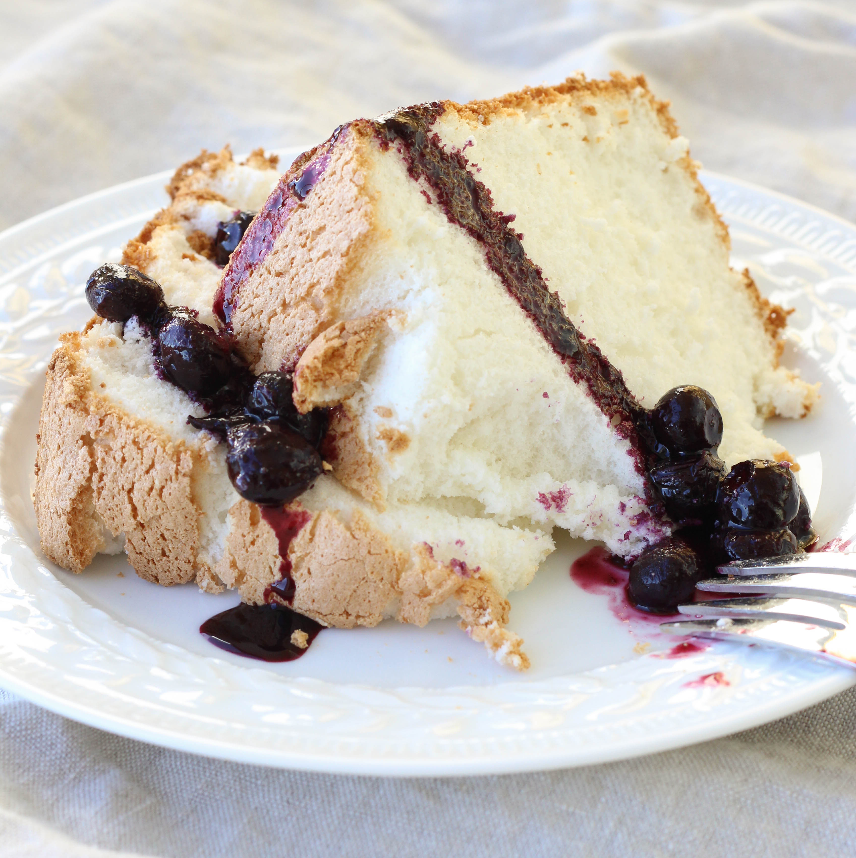 Angel Food Cake Toppings
 blueberry angel food cake topping