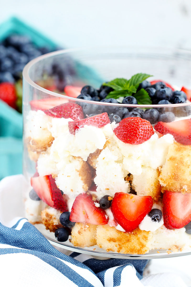 Angel Food Cake Trifles
 Berry Angel Food Cake Trifle