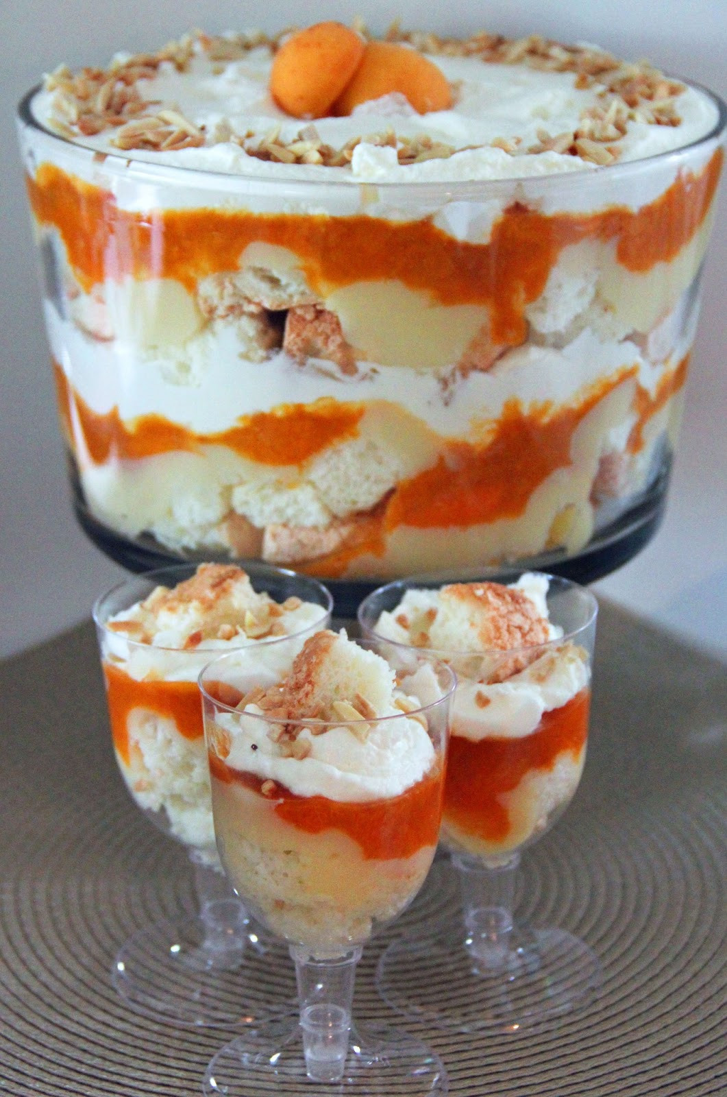 Angel Food Cake Trifles
 Jo and Sue Apricot Angel Food Trifle