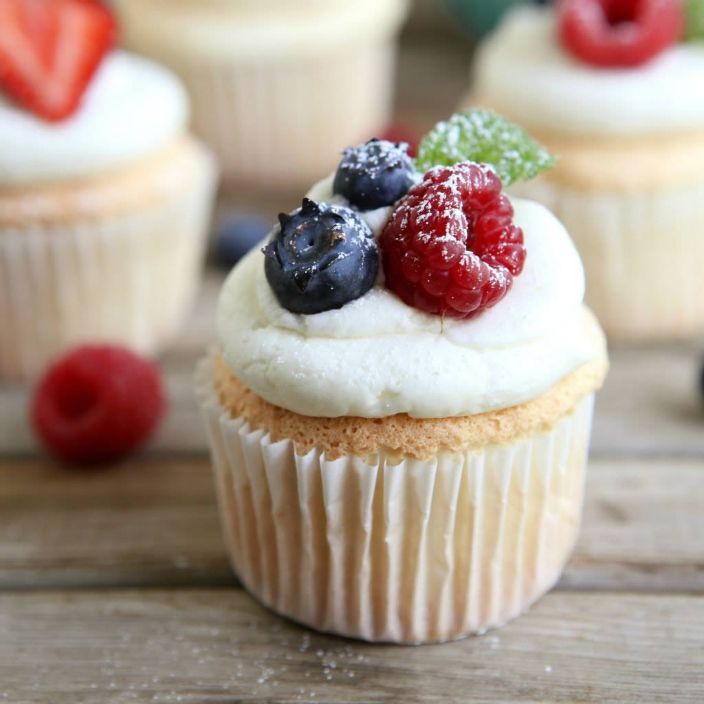 Angel Food Cupcakes
 Angel Food Cupcakes Go Bold With Butter