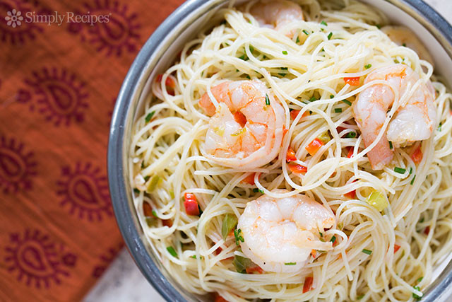 Angel Hair Pasta With Shrimp
 Shrimp with Angel Hair Pasta Recipe