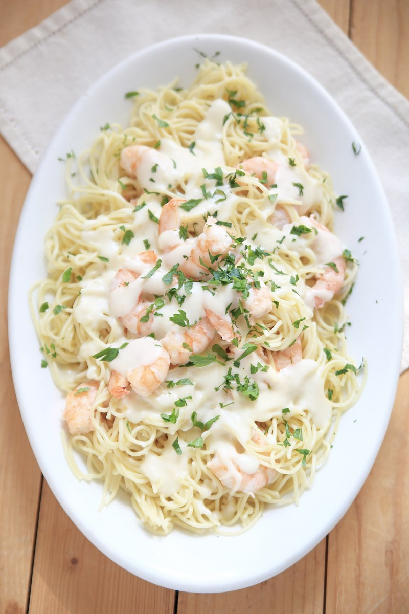 Angel Hair Pasta With Shrimp
 Creamy Shrimp with Angel Hair Pasta Weight Watchers