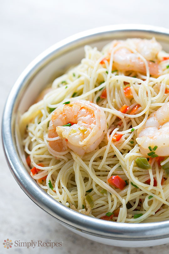 Angel Hair Pasta With Shrimp
 Shrimp with Angel Hair Pasta Recipe