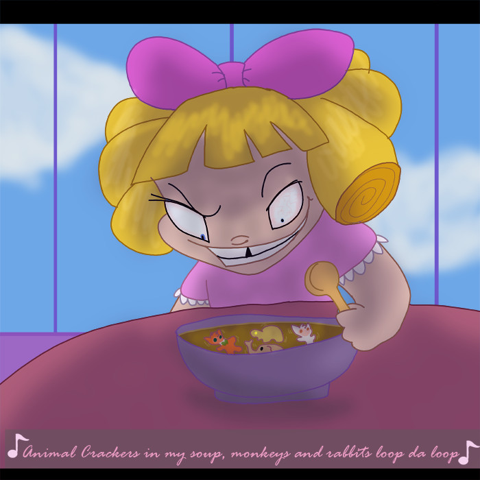 Animal Crackers In My Soup Lyrics
 Animal Crackers in my Soup by TwistedZepher on DeviantArt