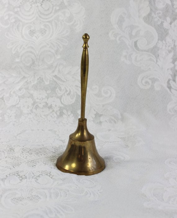 Antique Dinner Bell
 Brass Hand Bell Dinner Bell Antique Vintage Made in India