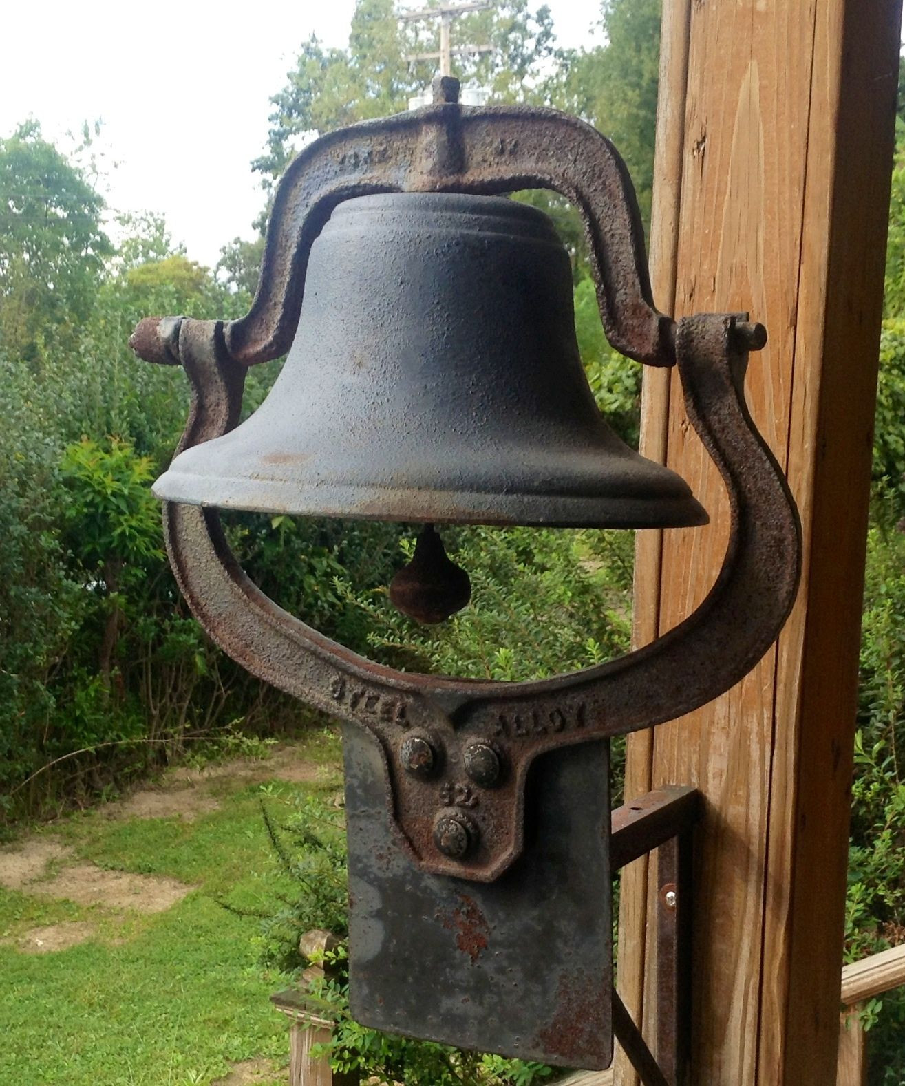 Antique Dinner Bell
 This is a VERY RARE 62 antique cast iron school church