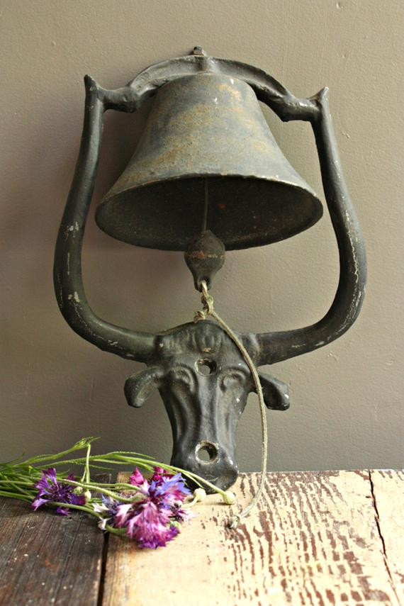 Antique Dinner Bell
 Vintage Cast Iron Bell Vintage Dinner Bell Ranch Bell