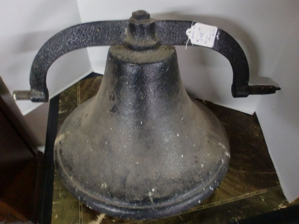 Antique Dinner Bell
 Antique Farm Dinner Bell 16 inch diameter Heavy 47 lb